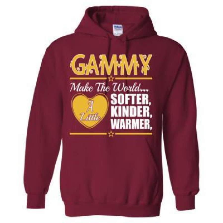 AGR Gammy Make The World A Little Softer Kinder Warmer – Heavy Blend™ Hooded Sweatshirt