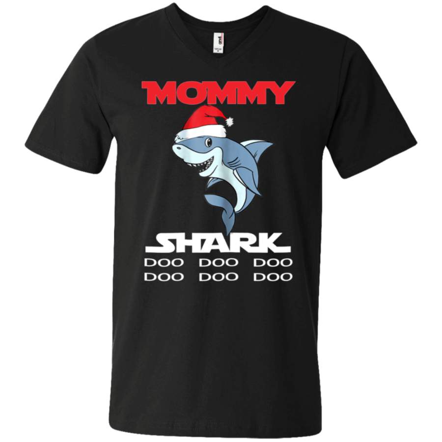 AGR Mommy Shark Doo Doo Christmas Unisex V-neck