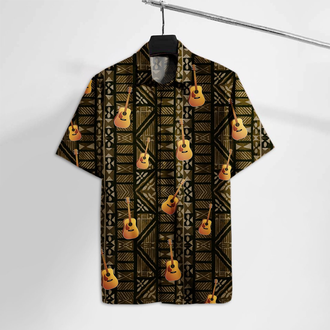 Guitar Hawaii Shirt Music Acoustic Pattern Tshirt Ha46607