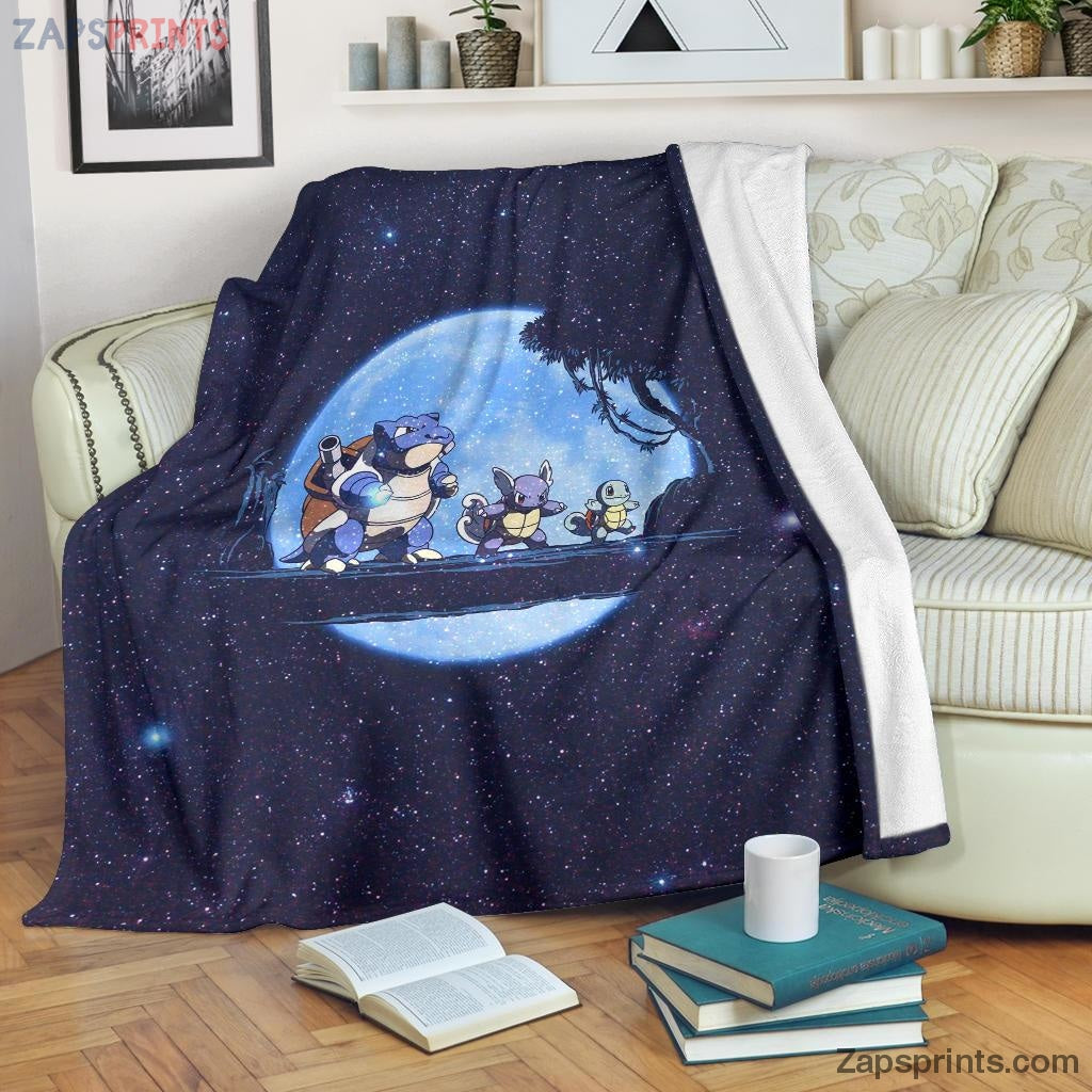 Moon Walk Pokemon Blanket