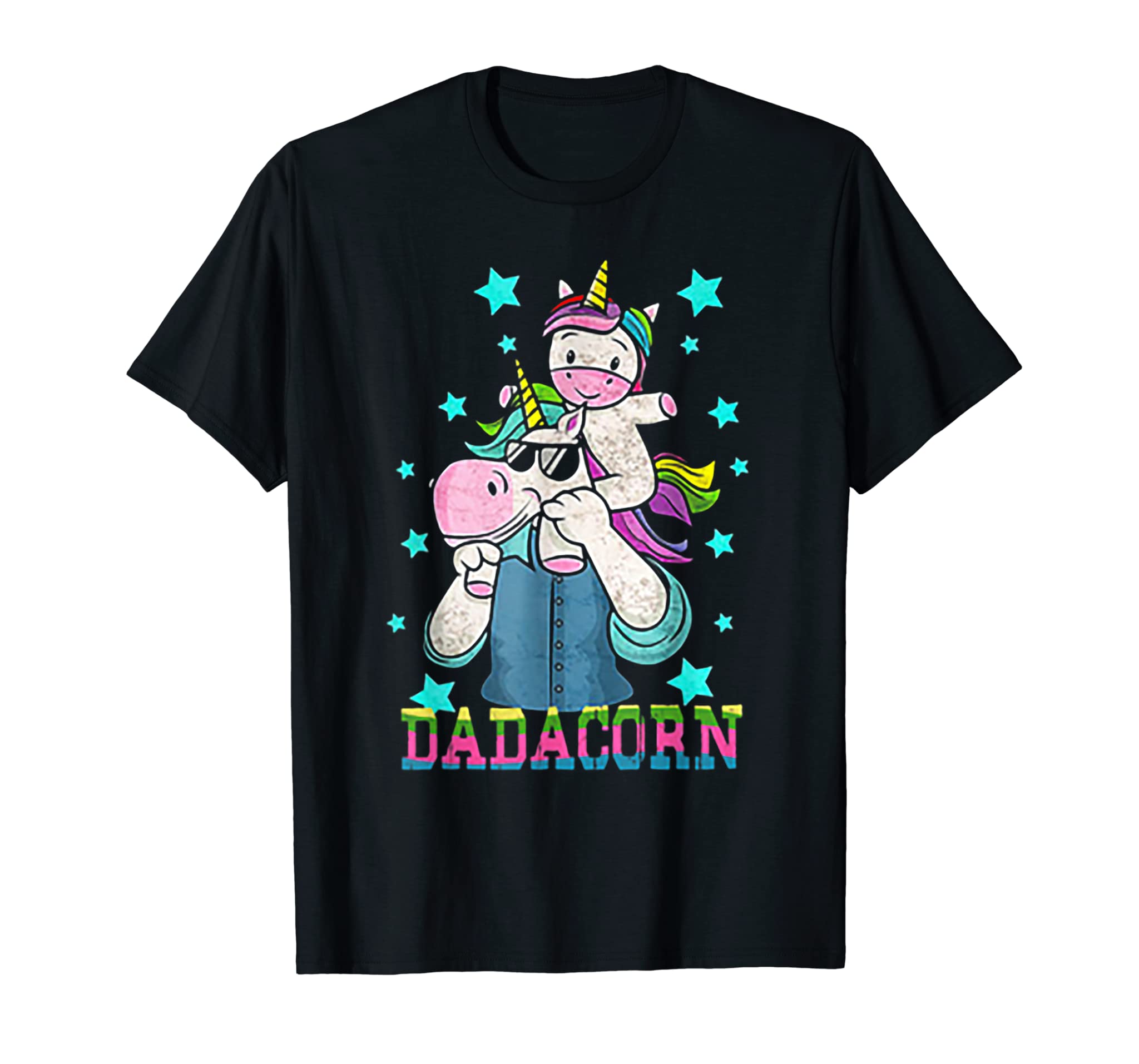 Dadacorn Funny Unicorn Fathers Day Gift T-Shirt