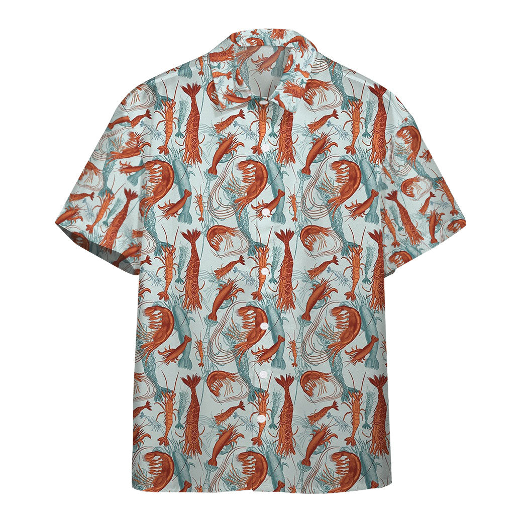 Gearhumans Shrimps Fan Custom Hawaiian Shirt Ha54440