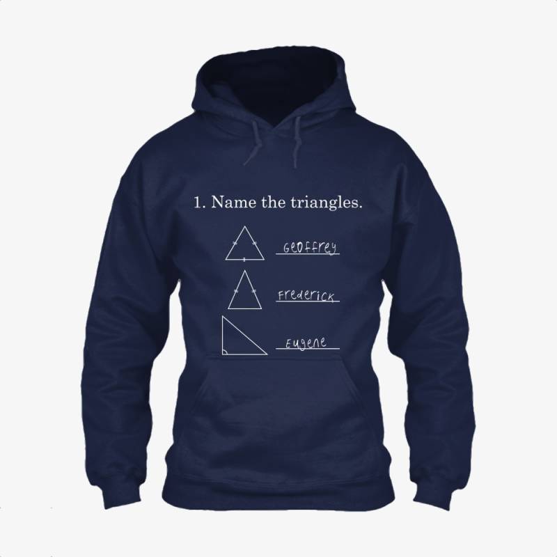 1 Name The Triangles, Funny Classic Hoodie