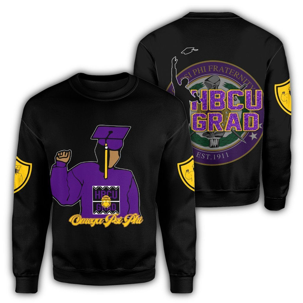 Greek Life Sweatshirt – Omega Psi Phi Hbcu Style Sweatshirt