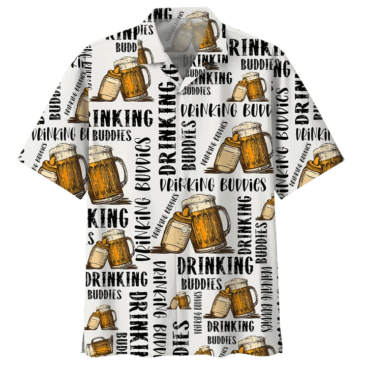 Drinking Buddies Funny Beer Lover Hawaii Aloha Shirts Vh Ha38849