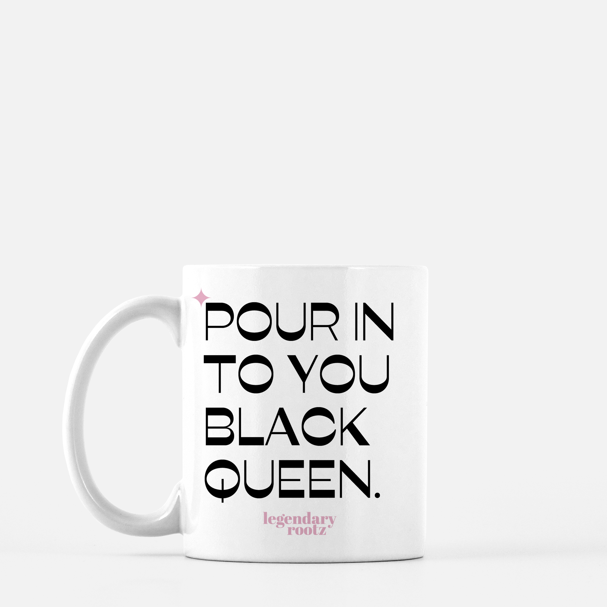 Pour In To You Black Queen | Mug