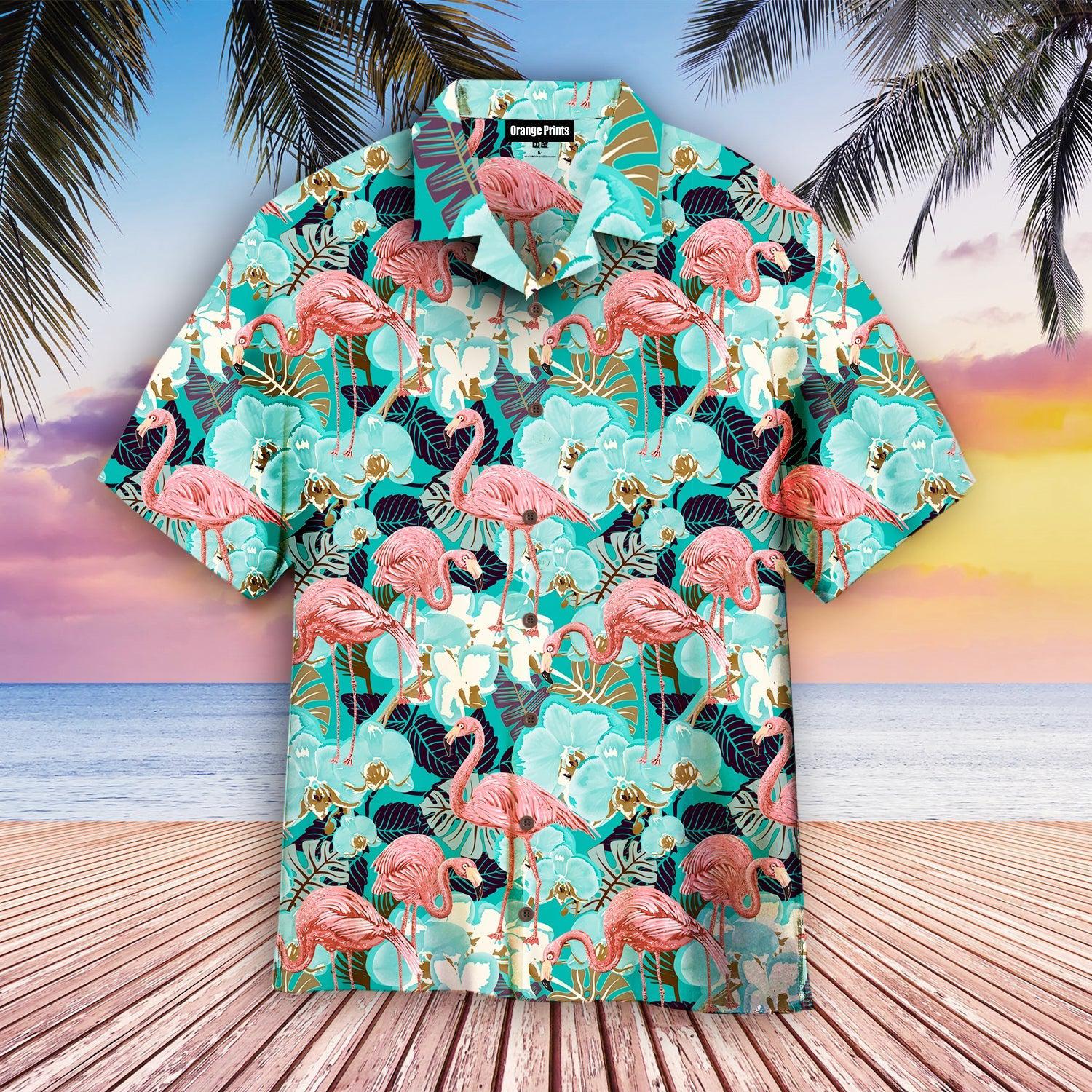 Today Just Flamazing Flamingo Tropical Hawaii Shirt For Men Women Ha100695