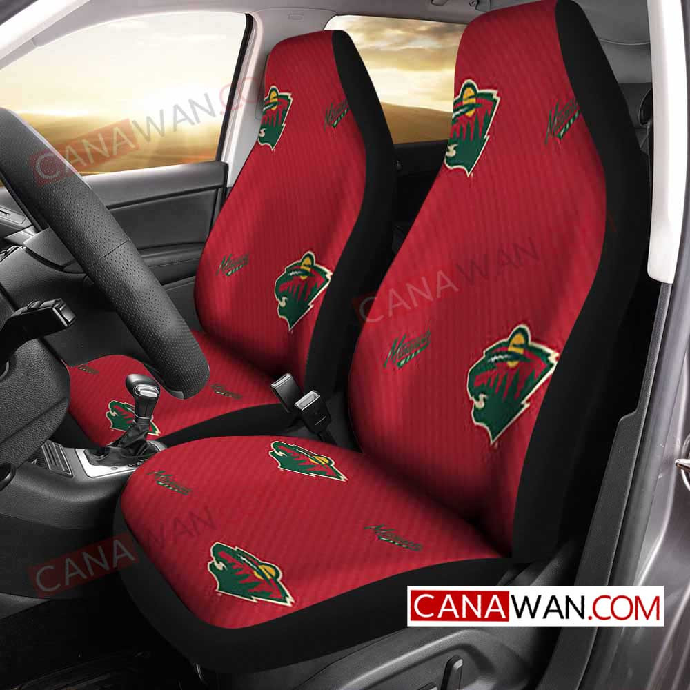 Minnesota Wild Style085 3D Customized Personalized Car Seat Cover