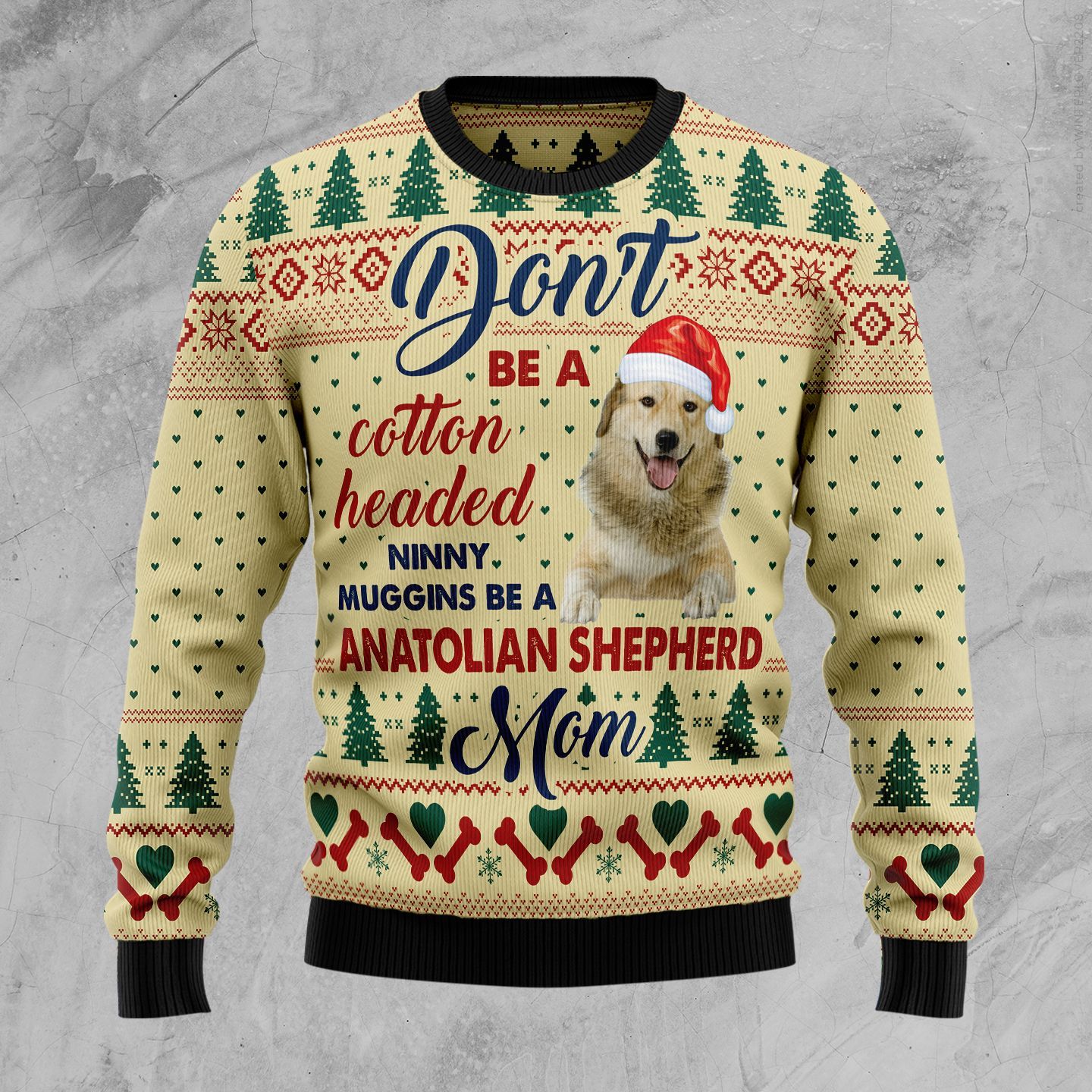 Anatolian Shepherd Mom Ugly Christmas Sweater | For Men & Women | Adult | Us5314