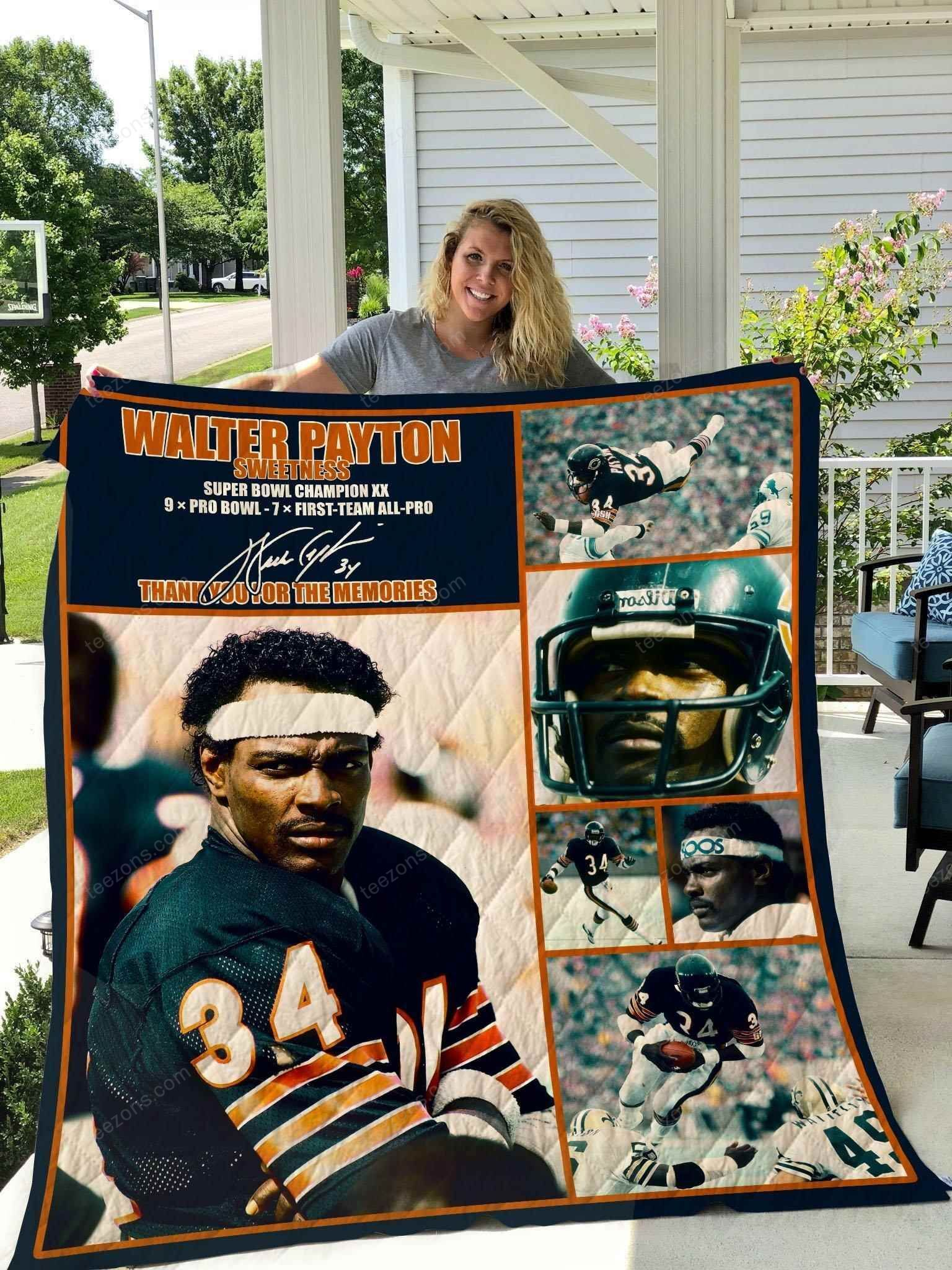 Walter Payton Chicago Bears 02 N2906 Quilt