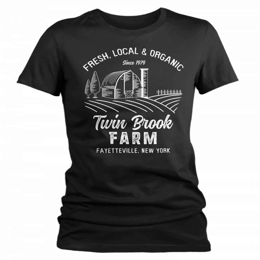 Women’s Personalized Farm T Shirt Vintage Farmer Shirt Farmer Gift Idea Custom Barn Tee Shirts Customized TShirt