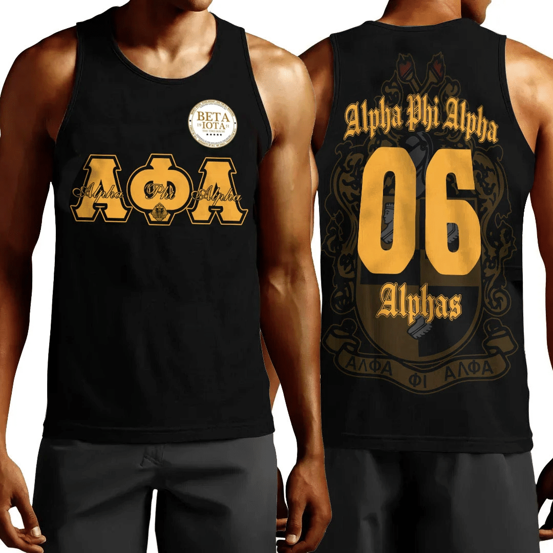 Wonderprint Tank Top Alpha Phi Alpha Wssu Alphas The Beta Iota Chapter Tank Top