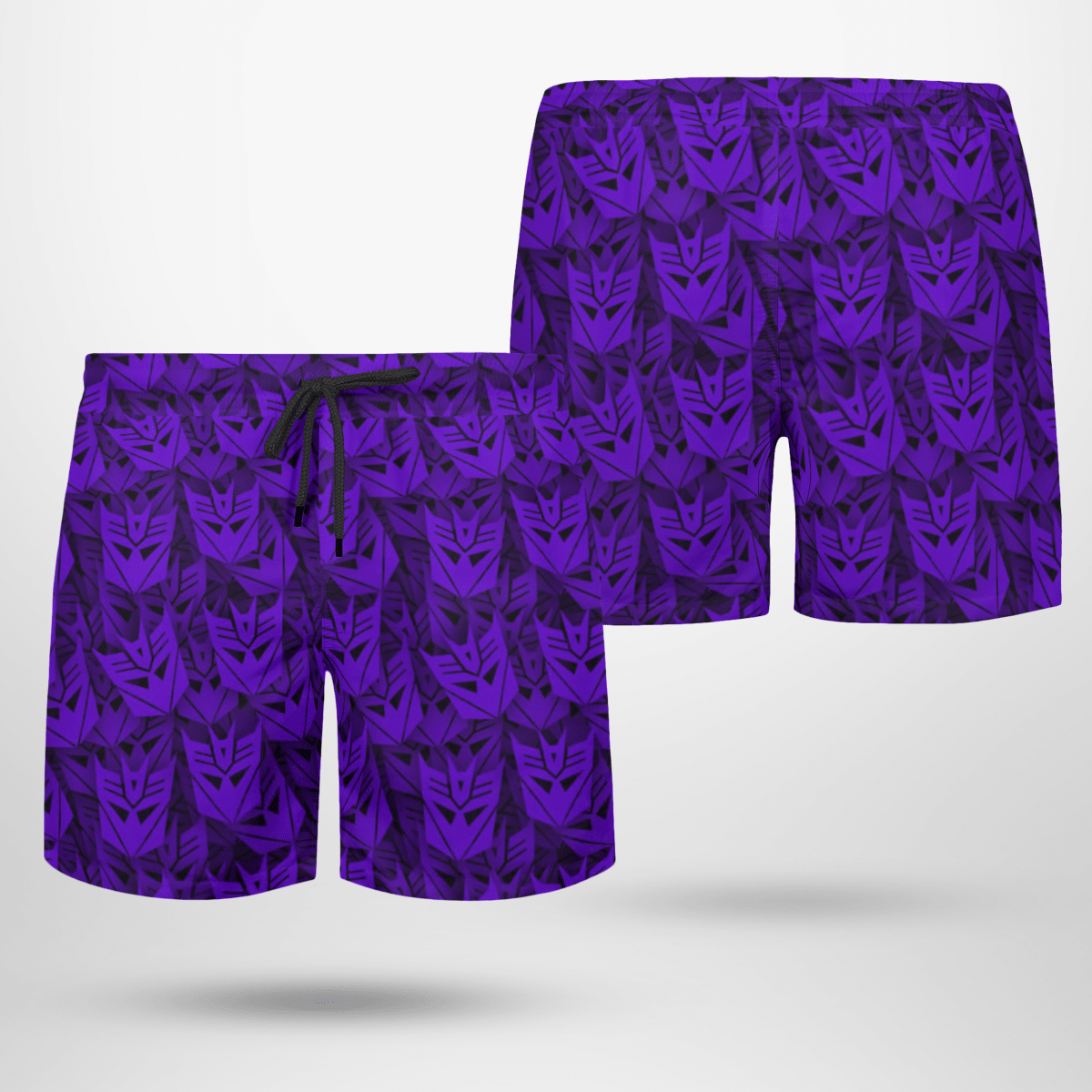 Transformers Decepticon Face Hawaii Short Summer Shorts Men Ha17076