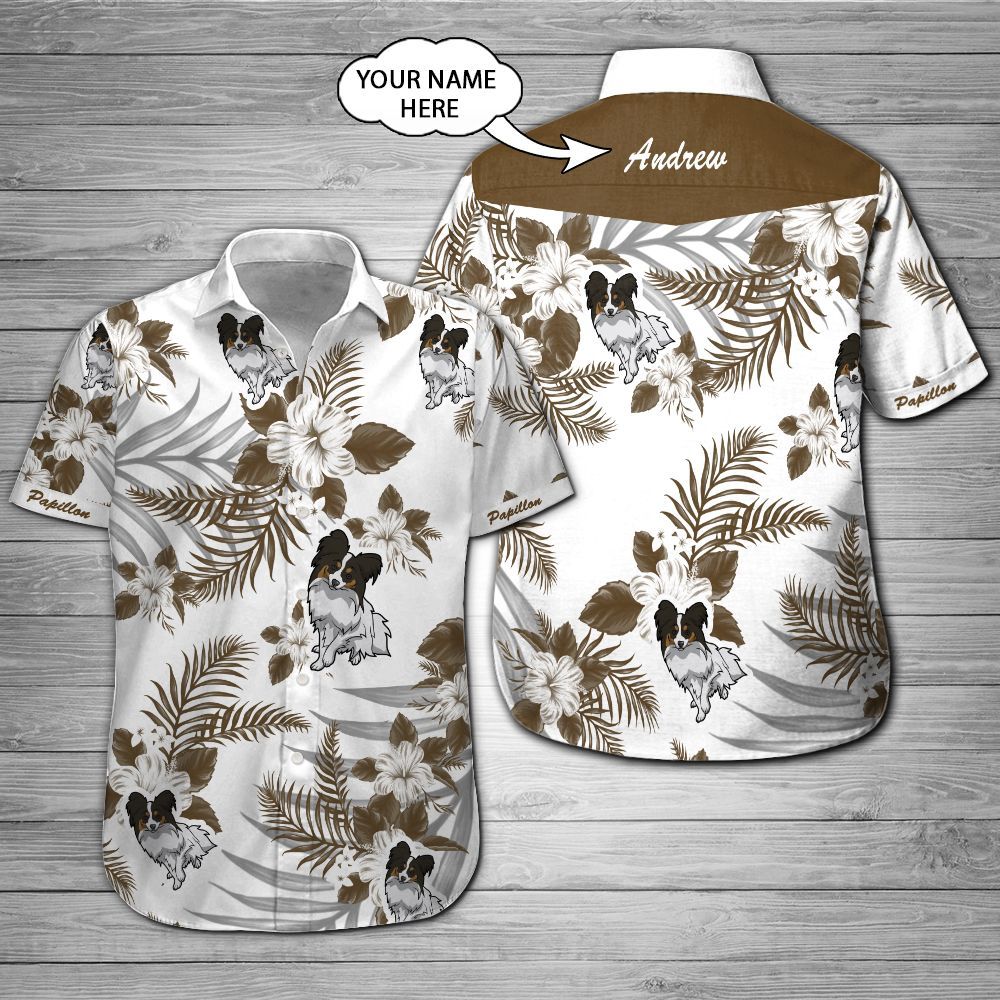 Papillon Custom Name Hawaii Shirt 201 Ha35791