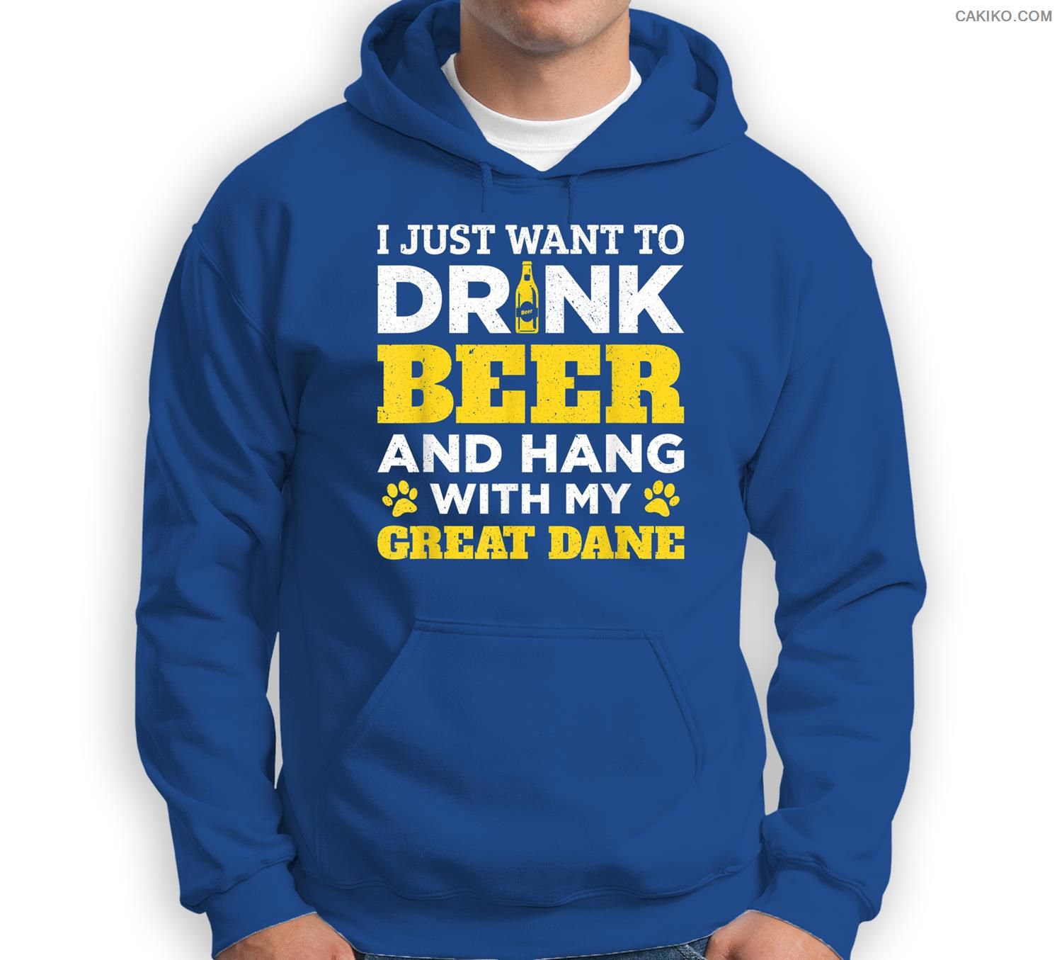 I Just Want To Drink Beer And Hang With My Great Dane Sweatshirt & Hoodie