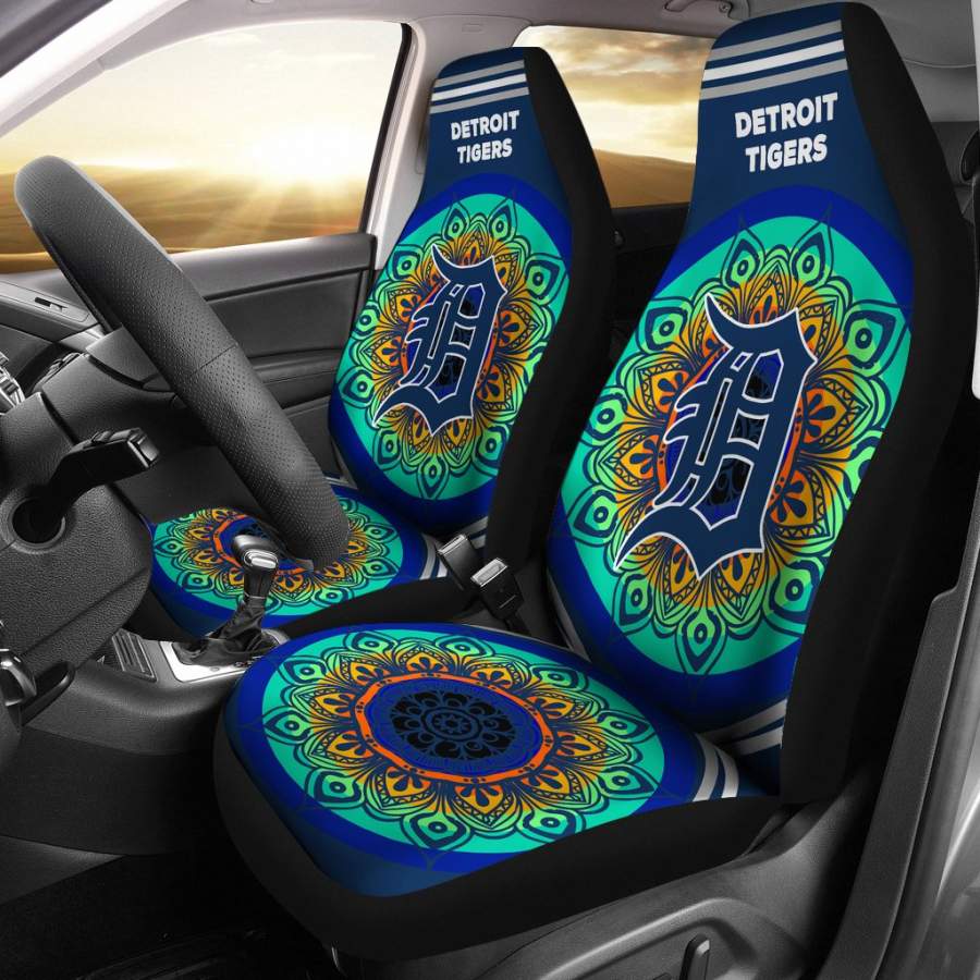 Unique Magical And Vibrant Detroit Tigers Car Seat Covers