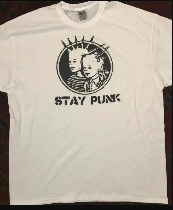 Stay Punk Retro Vintage Tee Shirt Outfits