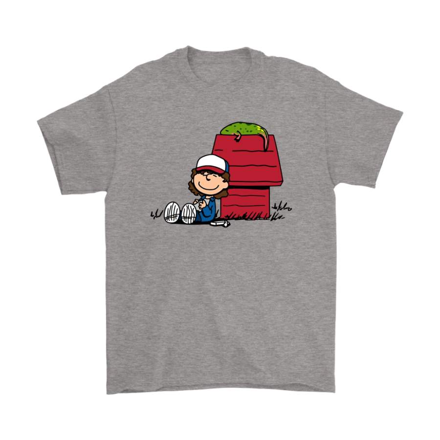 Dustin And D'Artagnan Dart By Snoopy Doghouse Stranger Things Shirts ...