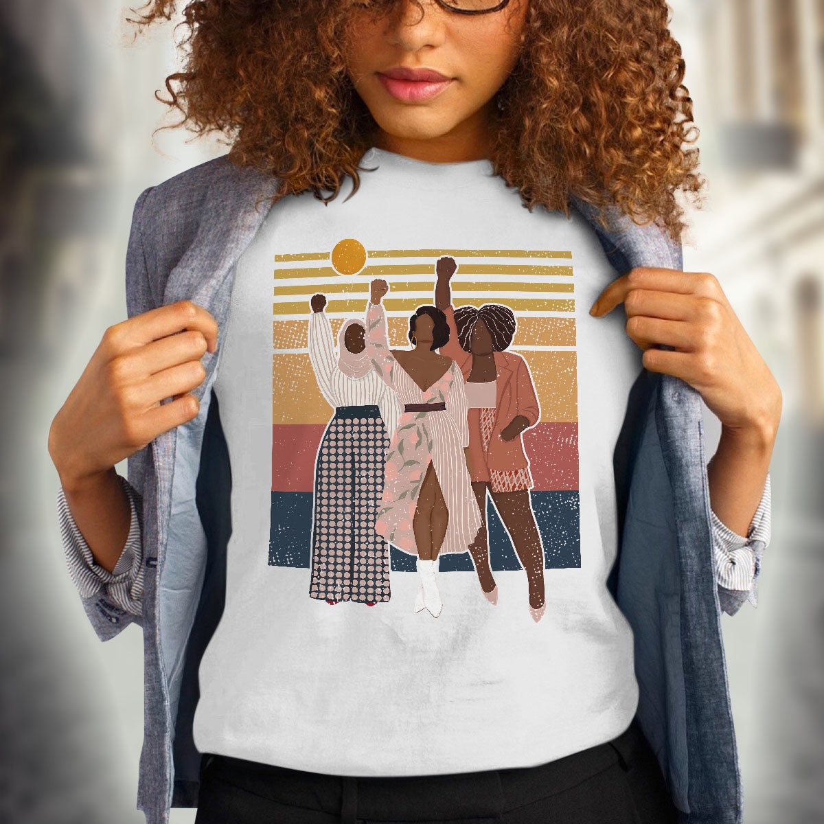 Strong Black Girl Graphic Unisex T Shirt, Sweatshirt, Hoodie Size S – 5XL