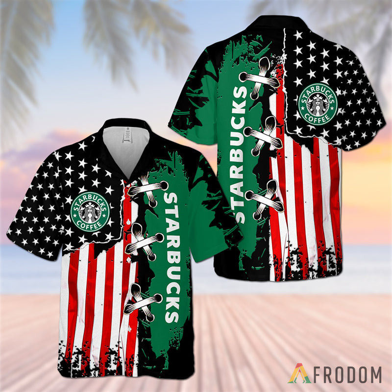 Usa Flag Starbucks Hawaii Shirts For Men And Women Ha4885