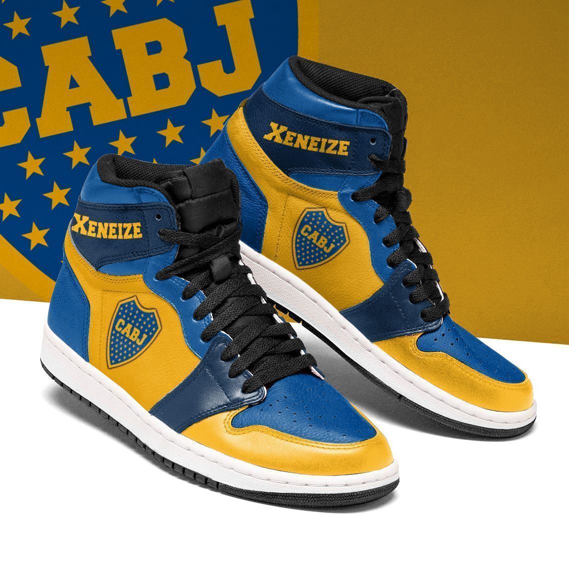 Boca Juniors NCT JD High top Shoes Sneakers Jordan Sneakers Sport Air