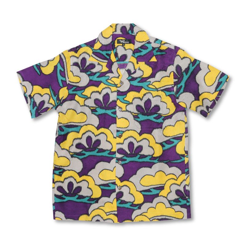 Clouds Purple Unique Design Hawaii Shirt Ha91001