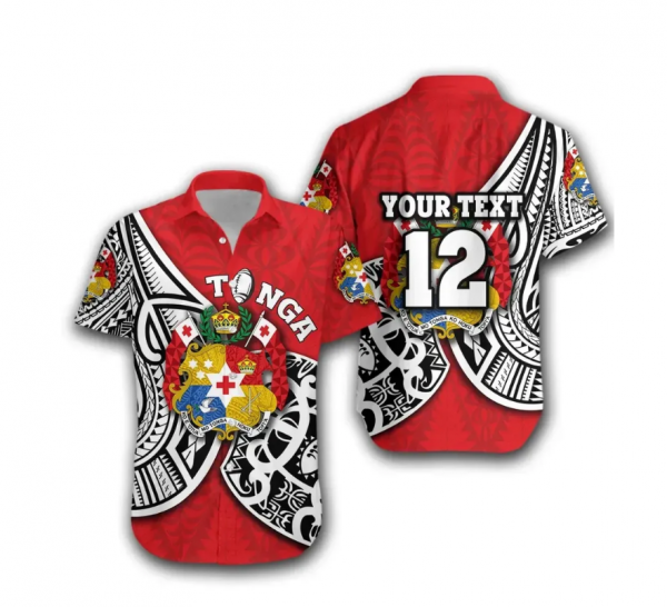 Tonga Rugby Hawaiian Shirt Polynesian Style Chm