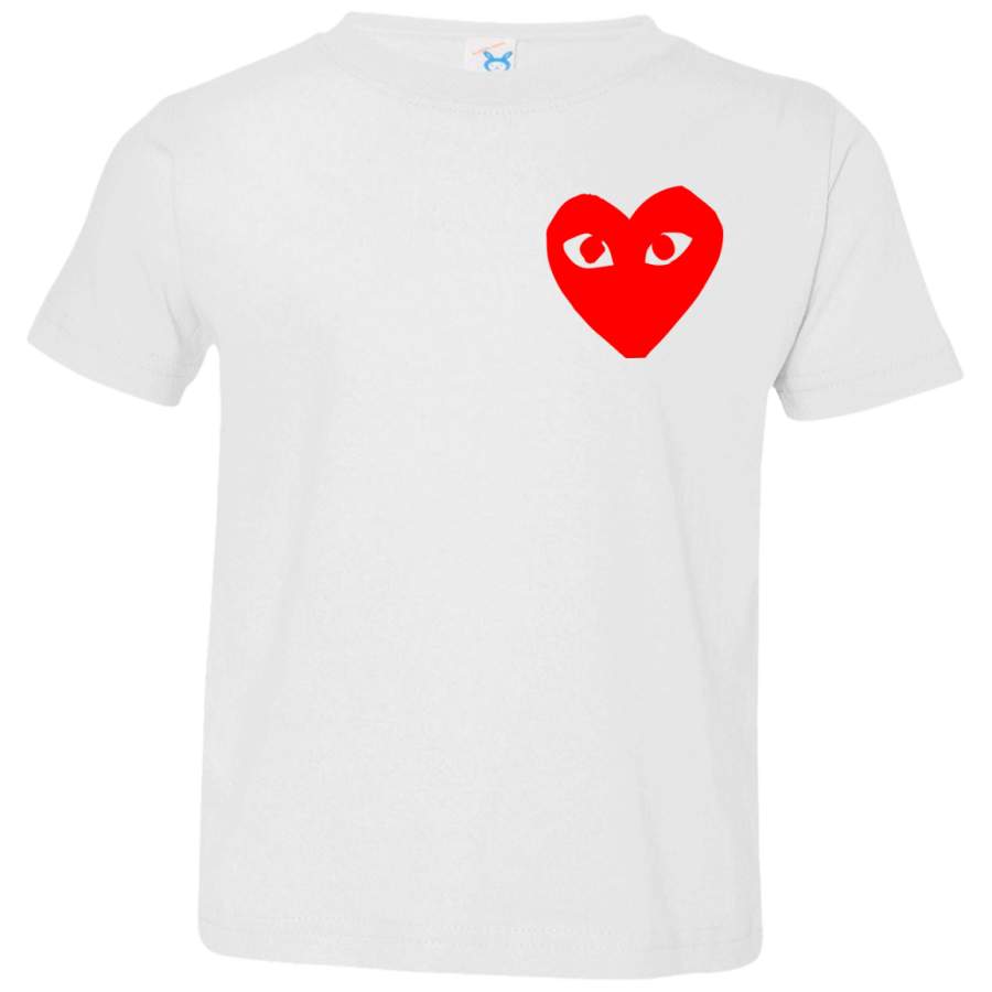 AGR Commes Des Garcons Heart Toddler Jersey T-Shirt