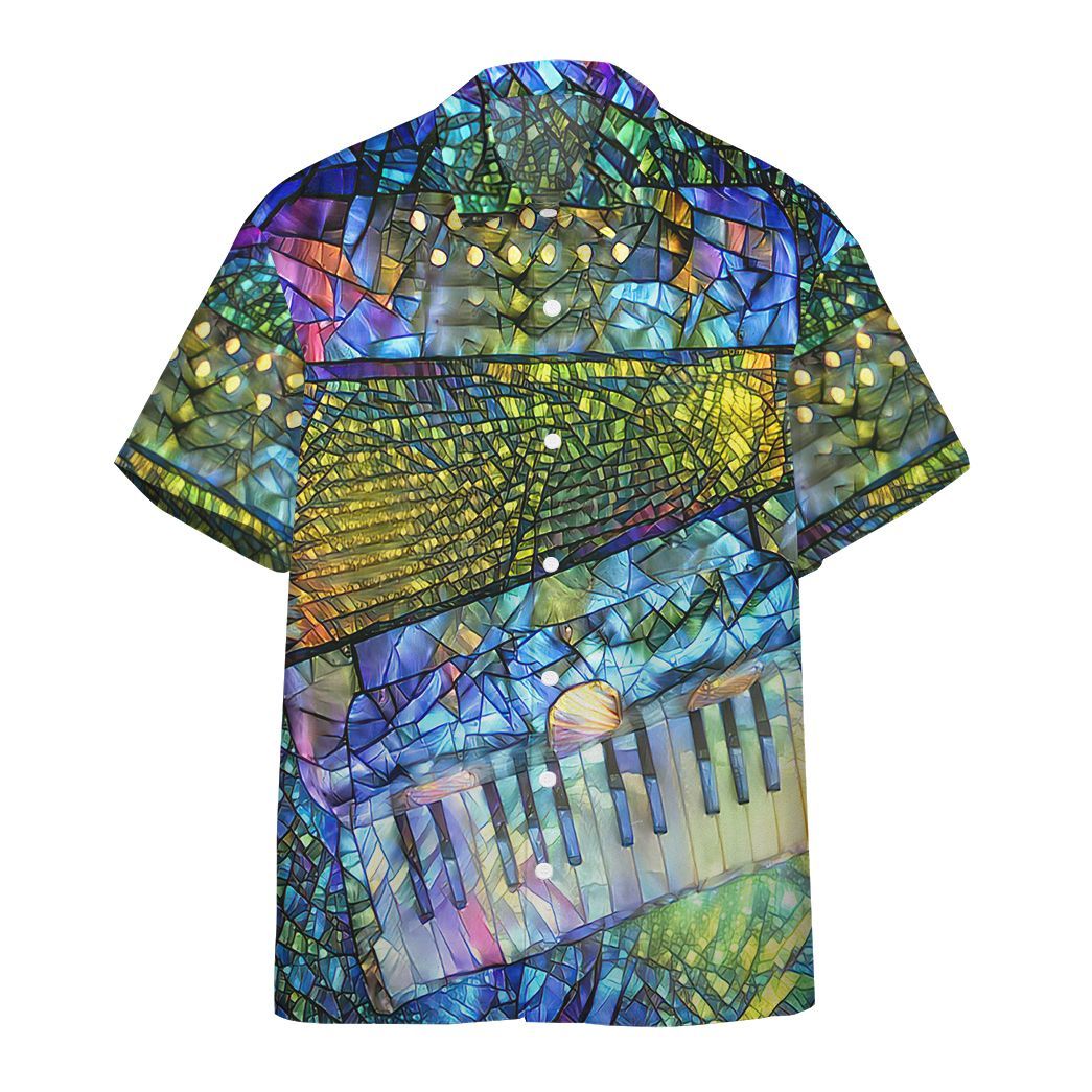 Alohazing Stained Glass Accordion Hawaiian Shirt Ha10038