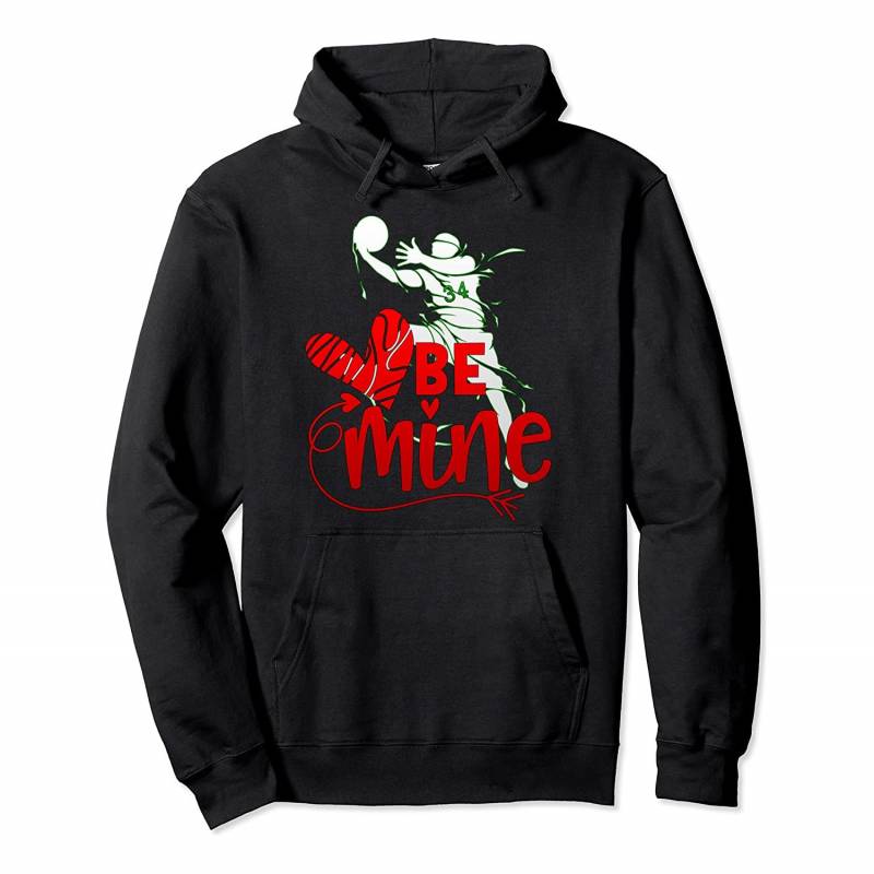 34 Be Mine valentine’s day Milwaukee Basketball Bucks Fans Pullover Hoodie