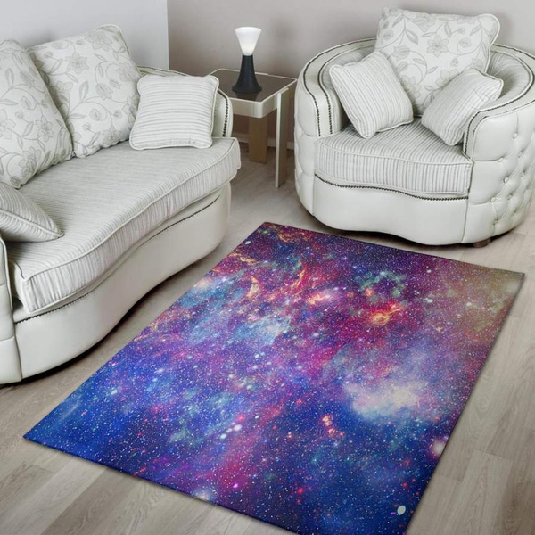 Abstract Starfield Galaxy Space Area Rug