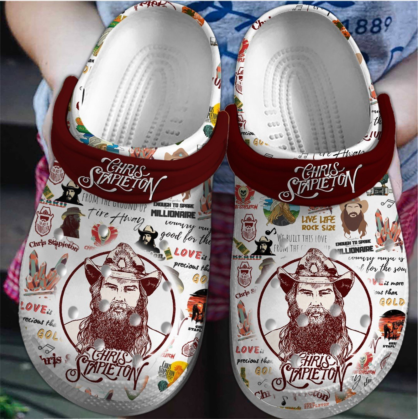 Chris Stapleton Crocss Clogs For Men Women And Kid 1Cbzztfi