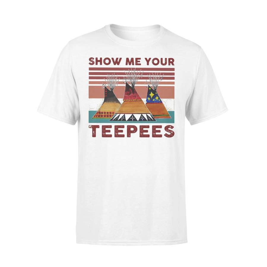 Show Me Yourpees Native Vintage Retro T-shirt