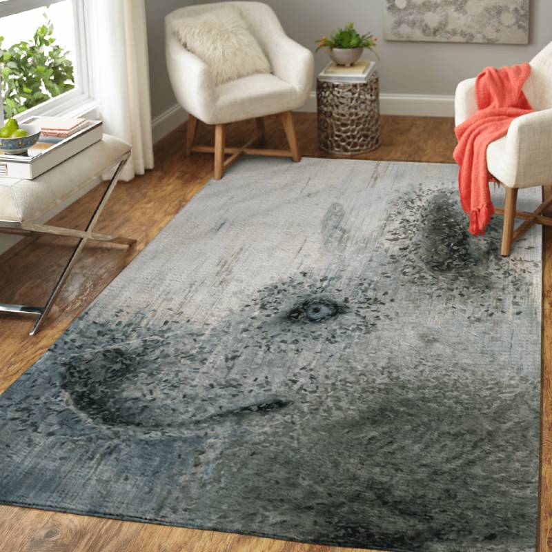 Husky 01  – Animals Area Rug Carpet