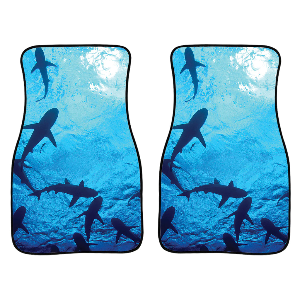 Shark Underwear Print Front Car Floor Mats