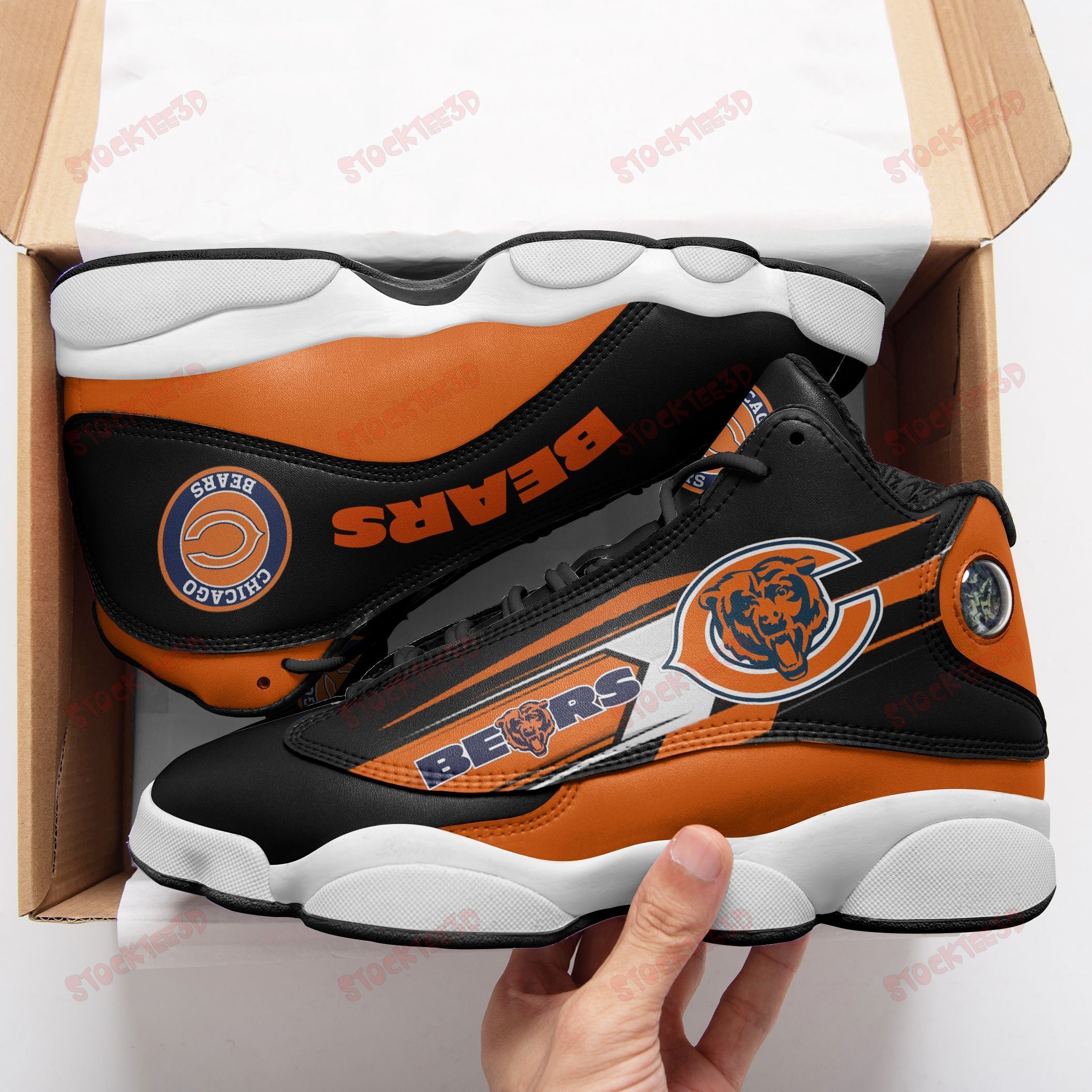 Chicago Bears Air Jd13 Sneakers 657