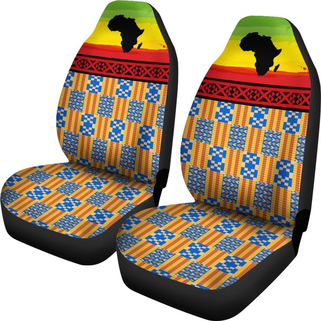 Greek Life Car Seat Covers –   Weaving Style Kente J5