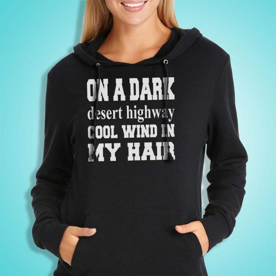 Eagles Band On A Dark Desert Women’S Hoodie