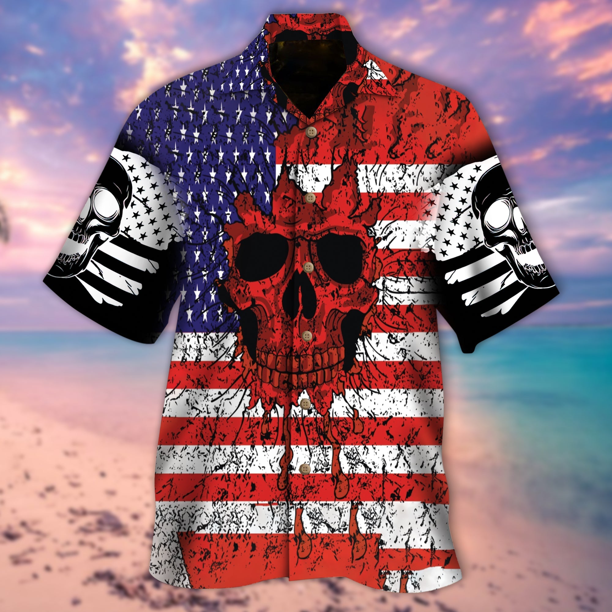 Skull America Hawaii Lover Hawaii Shirt For Men Women Ha103904