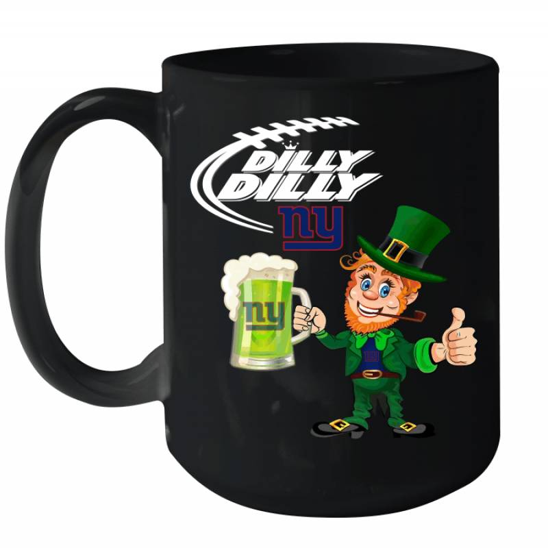 New York Giants Dilly Dilly Saint Patrick Day Ceramic Mug 15oz