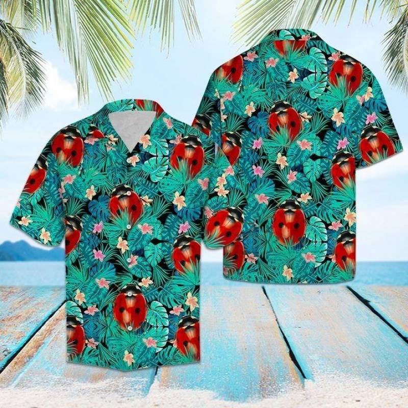 Ladybug Tropical Hawaii Shirt Ha86133