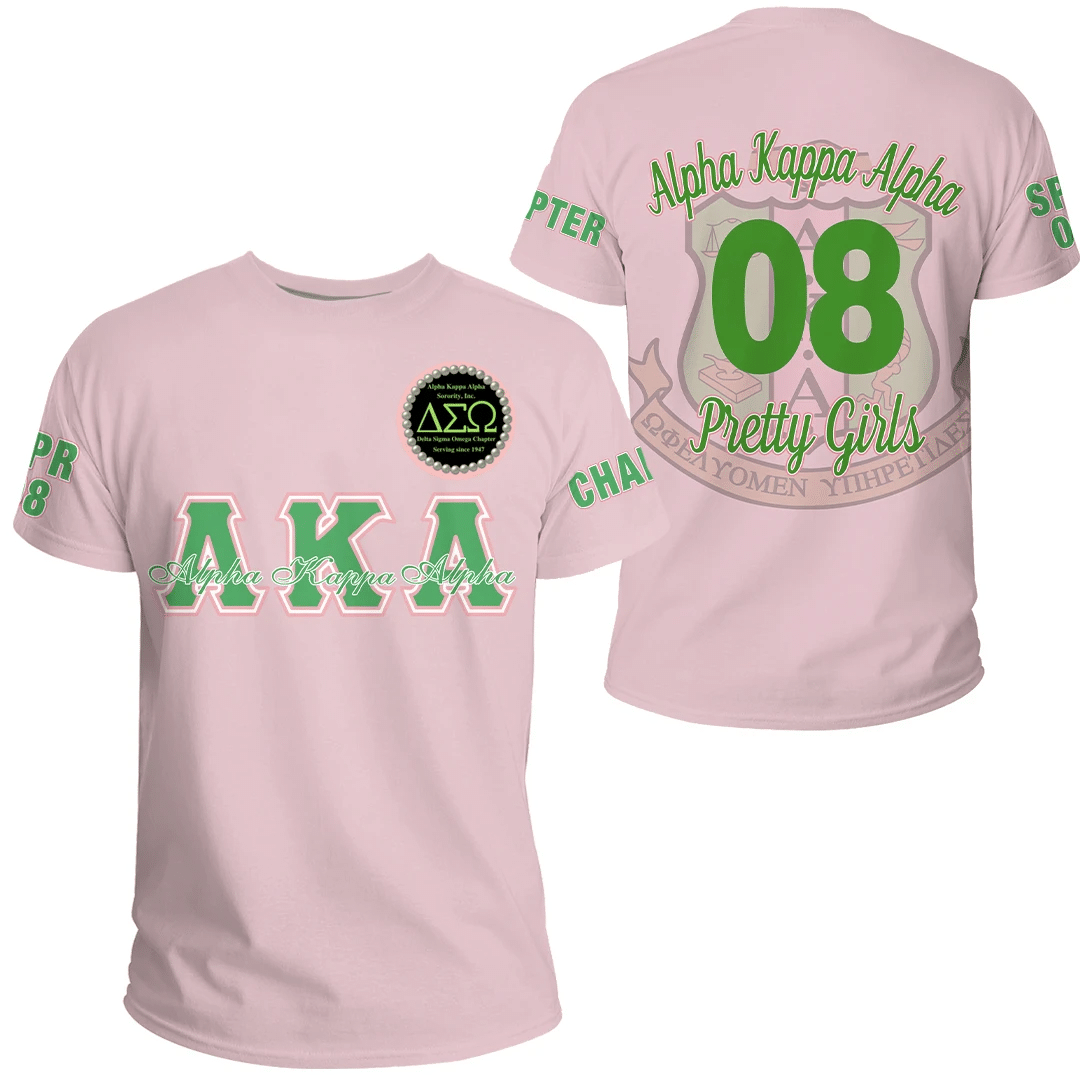 Africa Zone T-Shirt – Alpha Kappa Alpha – Delta Sigma Omega Chapter Tee A7