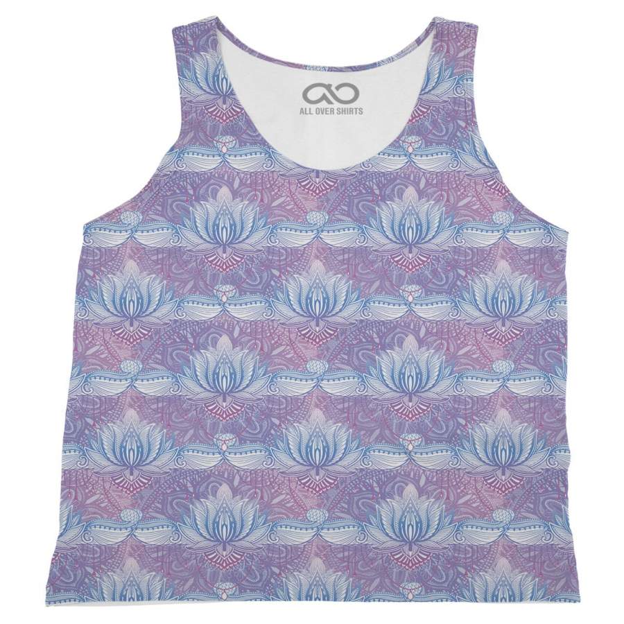 Cotton Candy Lotus Skies Tank-Top