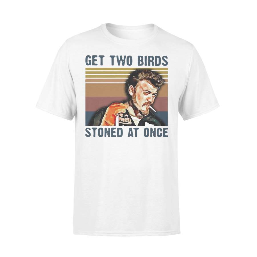 Get Two Birds Stoned At Once Vintage T-shirt