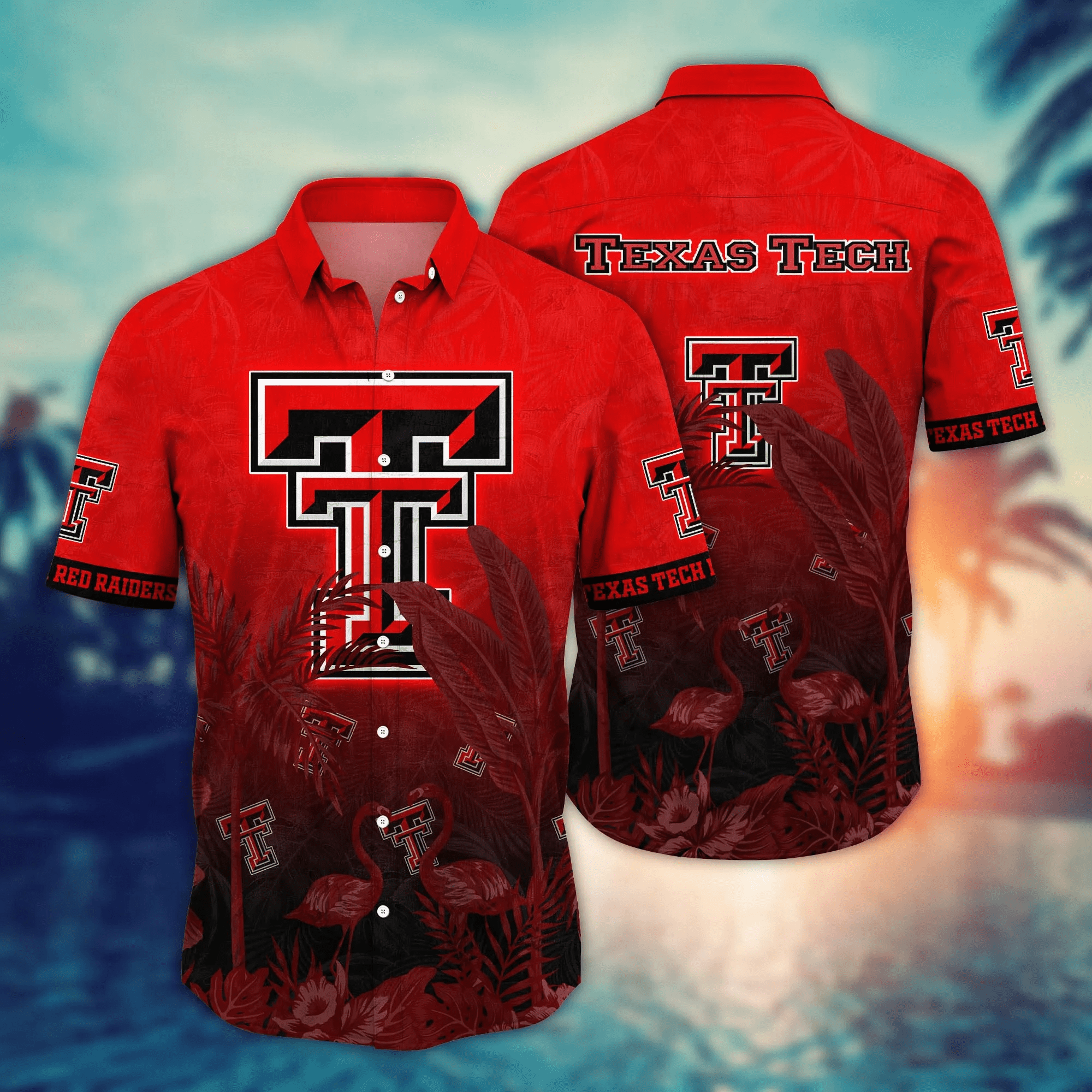 Texas Tech Red Raiders NCCA Hawaiian Shirt Barbecuestime Aloha Shirt