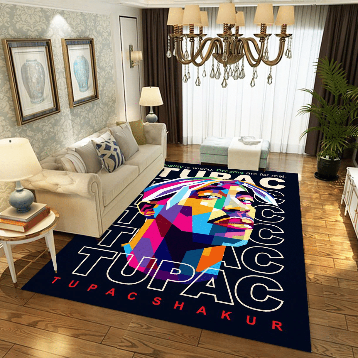 Tupac Shakur Music Area Rug, Living Room  Rug – Christmas Gift Us Decor