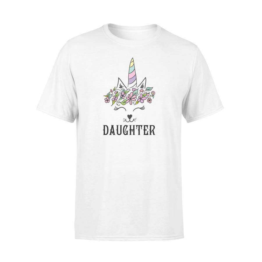 Daughter Caticorn Unicorn And Kitty Kitten Cat Meowgical T Shirt