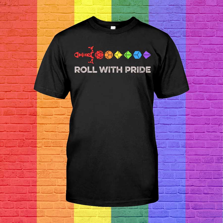 Roll With Pride Shirt, Gay Pride Shirts, Pride Clothing, Lesbian Pride T Shirt, Pride Ally Shirt