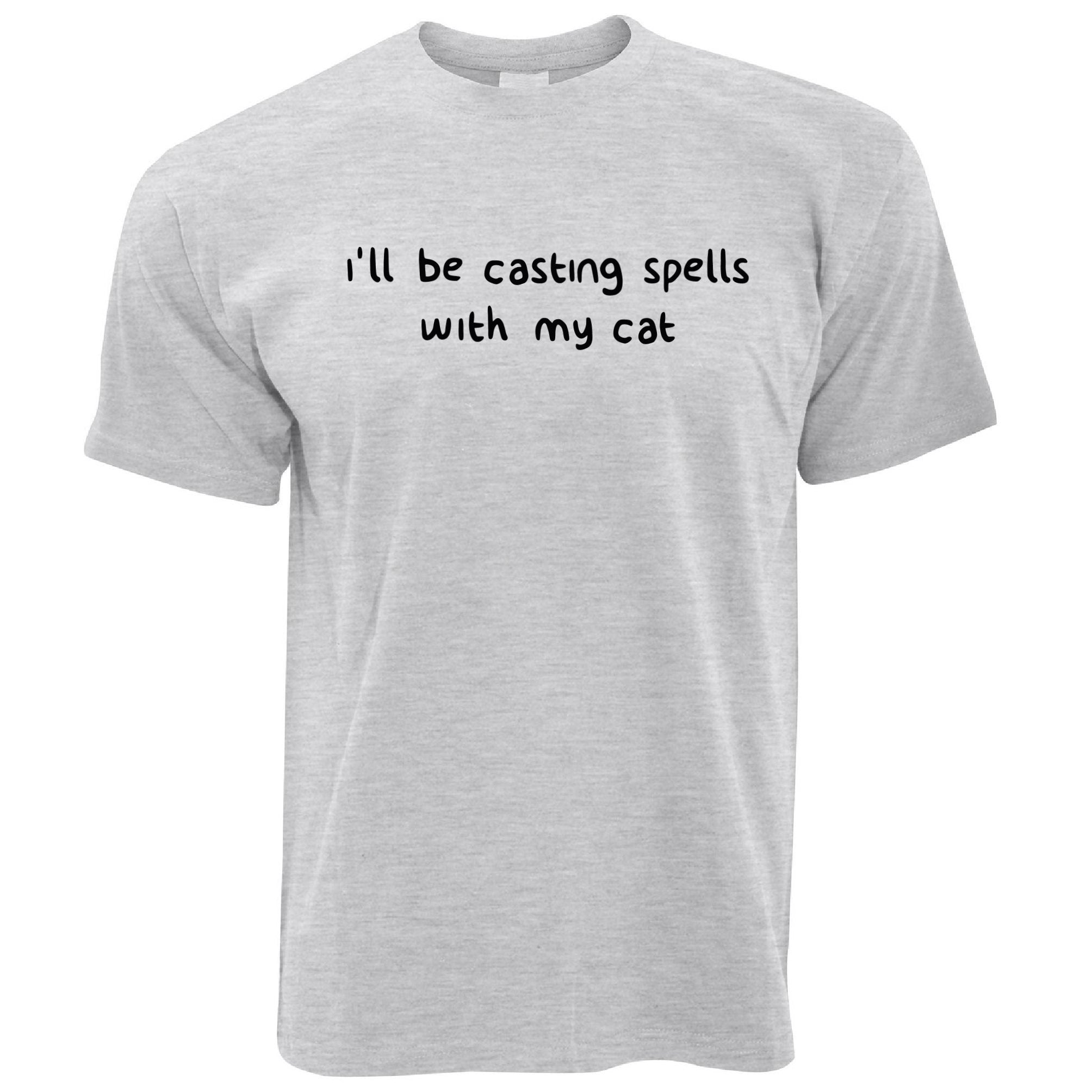 Halloween T Shirt I’Ll Be Casting Spells With My Cat