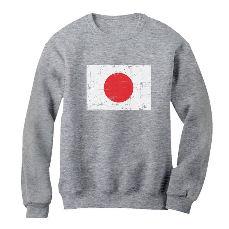 Vintage Japan Flag Women Sweatshirt